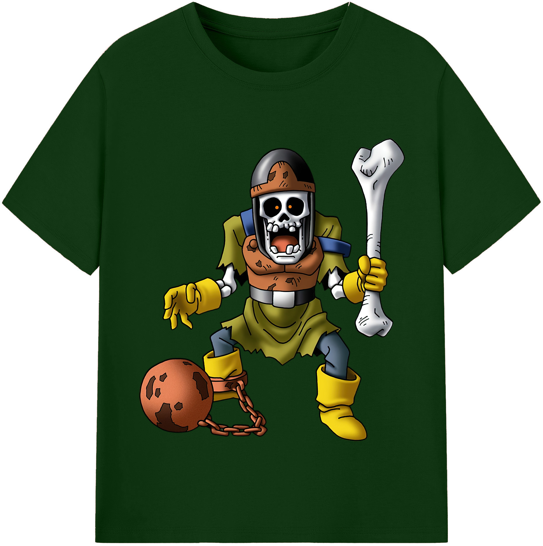 （画像用） ドラゴンクエスト Doragon Kuesuto Dragon Quest 綿100％半袖Tシャツ（フロントプリント）